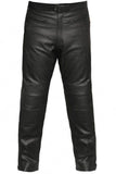 CE Armoured Mens Leather Motorcycle Trousers