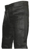 CE Armoured Mens Leather Motorcycle Trousers