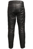 CE Armoured Mens Leather Motorcycle Trousers