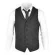 Champwear Herringbone Tweed 100% Wool Waistcoat