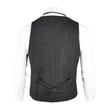 Champwear Herringbone Tweed 100% Wool Waistcoat