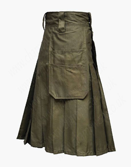 Champwear Men’s Construction Utility Kilt – Heavy-Duty Workwear with Tool Holder & Side Pockets