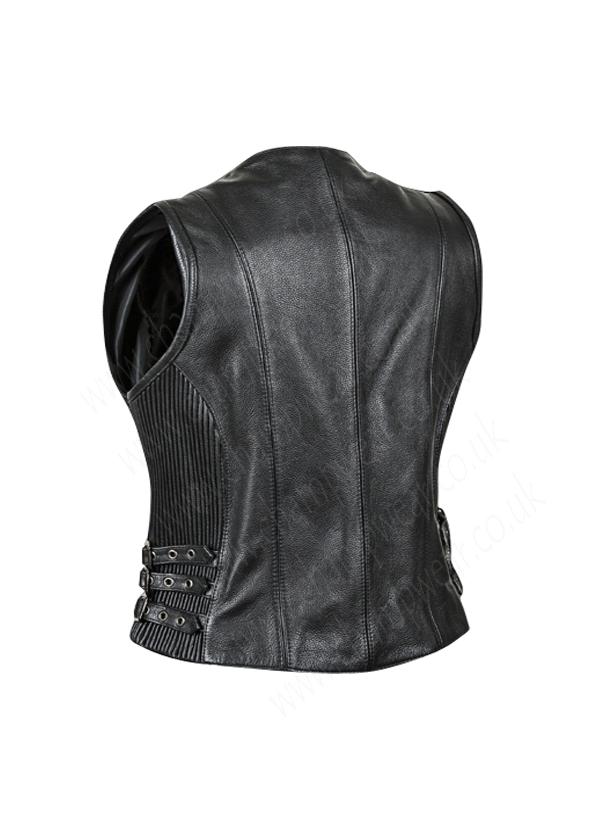 Dark Star leather motorcycle vest