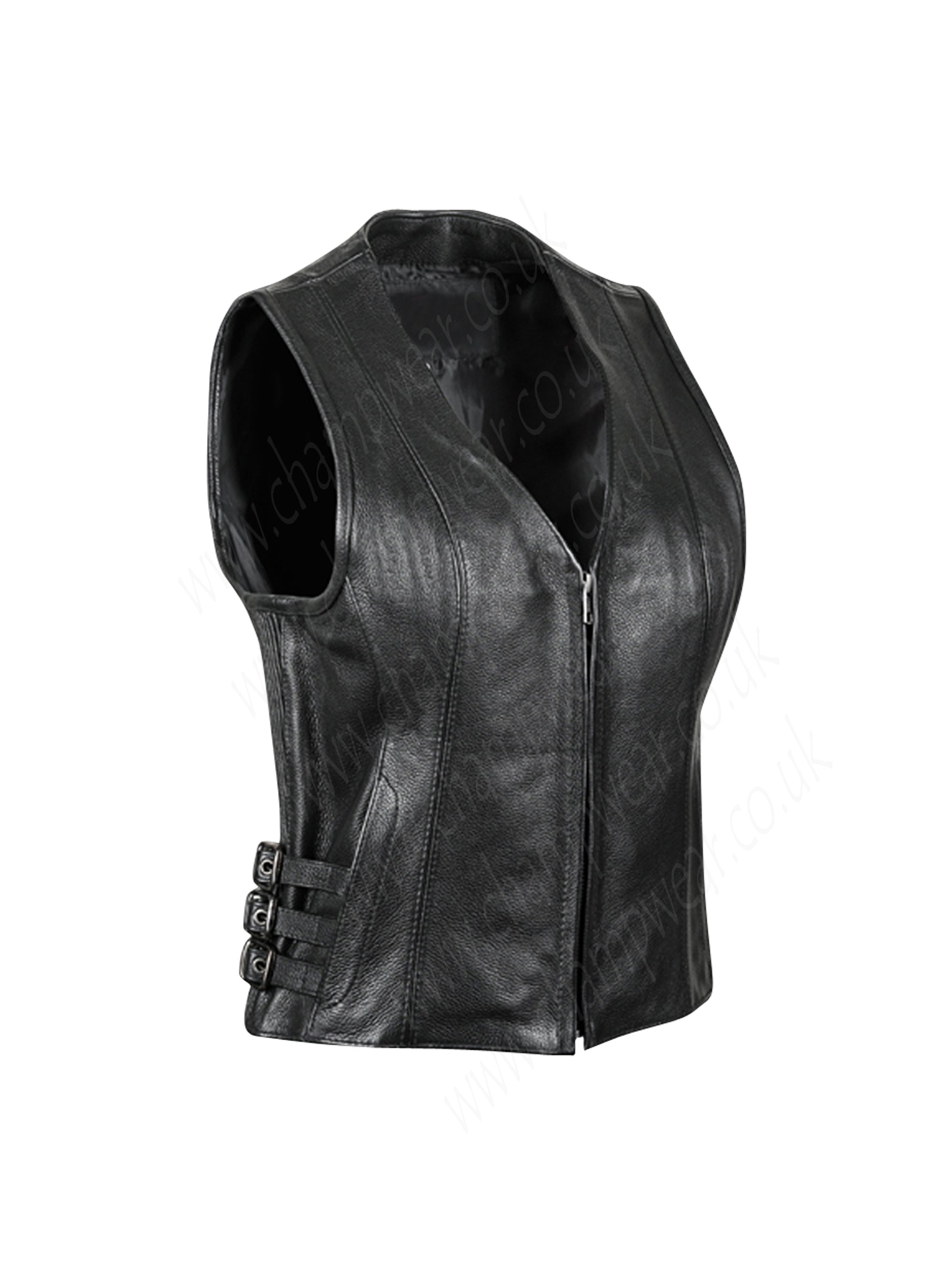 Dark Star leather motorcycle vest