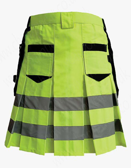 Fluorescent Green Firefighter Utility Kilt
