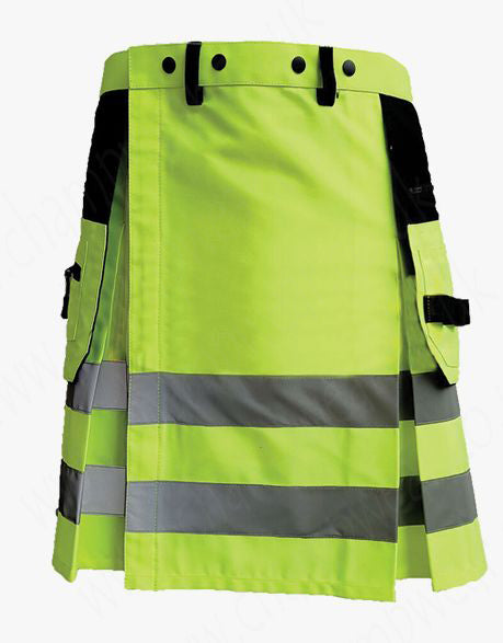 Fluorescent Green Firefighter Utility Kilt