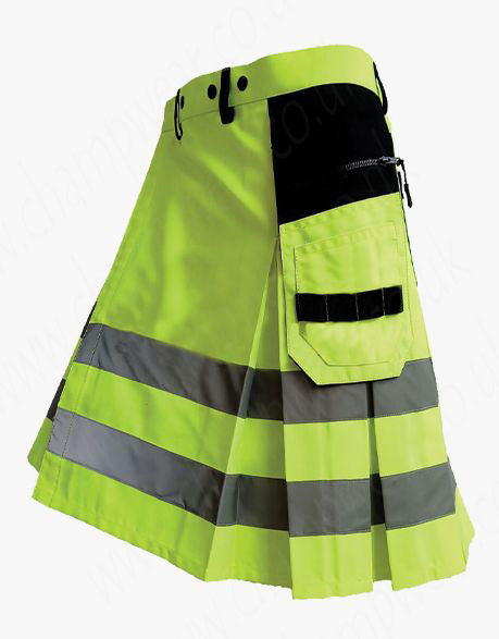 Fluorescent Green Firefighter Utility Kilt