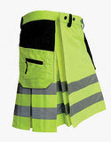 Fluorescent Green Firefighter Utility Kilt