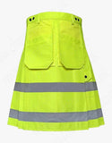 High Visibility Yellow Utility Kilt Reflective Firefighter Design