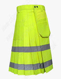 High Visibility Yellow Utility Kilt Reflective Firefighter Design