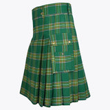 Irish Green Tartan Utility Kilt for Men