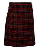 Macdonald Tartan 8 yard handmade traditional heavyweight kilt