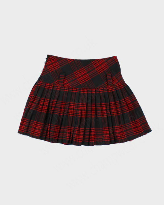 Macdonald Tartan Pleated Mini Skirt