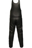 Men's Genuine Cowhide Pant With Bib And Brace Real Leather