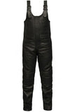 Men's Genuine Cowhide Pant With Bib And Brace Real Leather