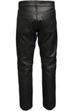 Men's Leather Classic Motorcycle Trousers