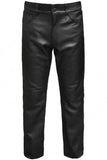 Men's Leather Classic Motorcycle Trousers