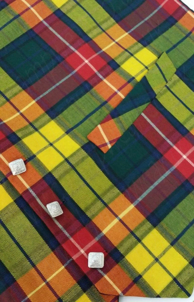 Men's Scottish Buchanan Tartan Waistcoat