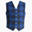 Men’s Scottish Ramsey Blue Tartan Vest