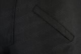 Mens All Black Waterproof Armoured Motorcycle Motorbike Biker Trousers