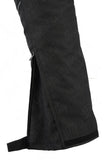 Mens All Black Waterproof Armoured Motorcycle Motorbike Biker Trousers