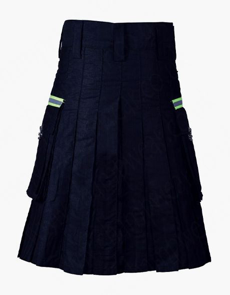 Navy Blue Firefighter Utility Kilt