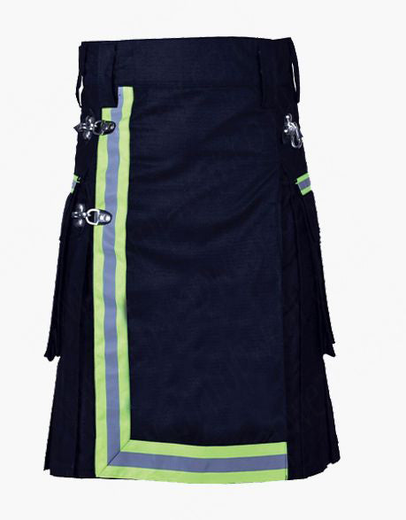 Navy Blue Firefighter Utility Kilt