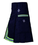 Navy Blue Firefighter Utility Kilt