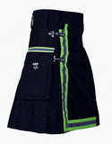 Navy Blue Firefighter Utility Kilt