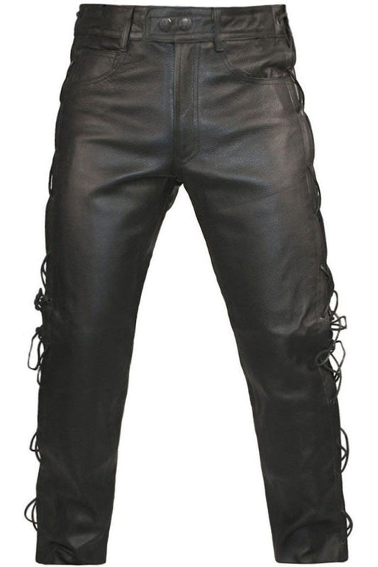 New Style High Quality Cowhide Leather Motorbike Pant