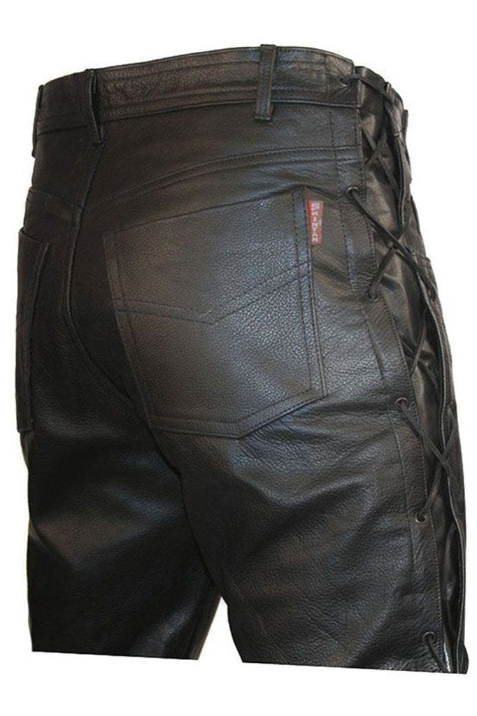 New Style High Quality Cowhide Leather Motorbike Pant