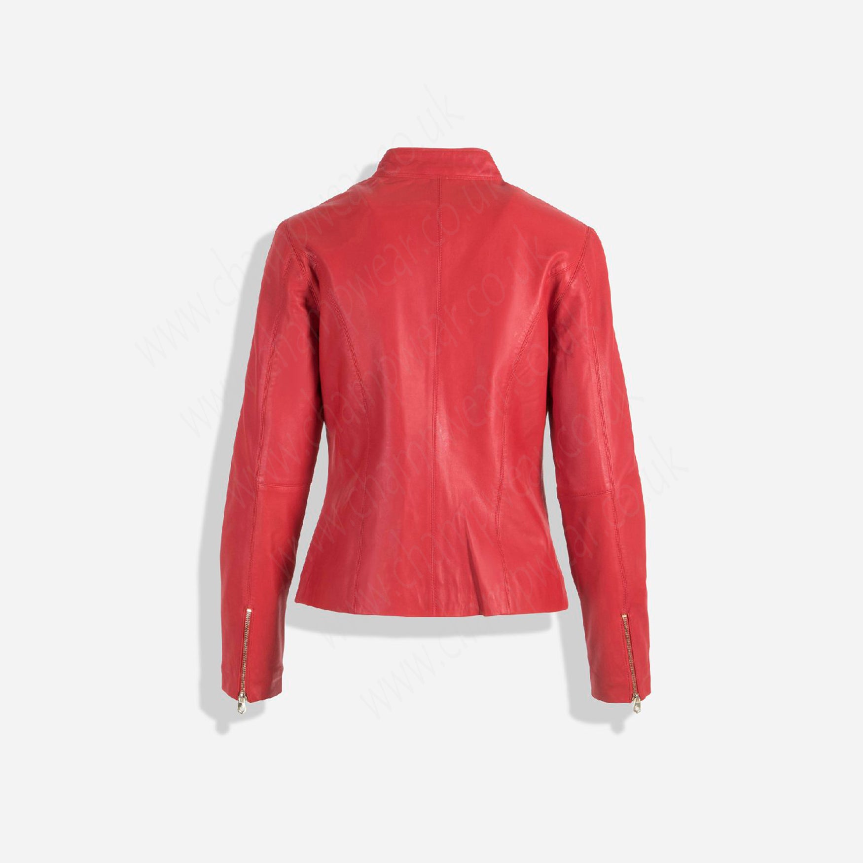 Champwear Women's Pink Fashion Leather Jacket