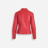 Champwear Women's Pink Fashion Leather Jacket