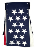 Stars of Liberty  American Flag Hybrid Utility Kilt for Men