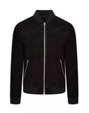 Suede Effect Bomber Jacket