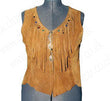 Tan or light brown suede vest