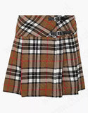 Women's camel Thomson tartan skirt