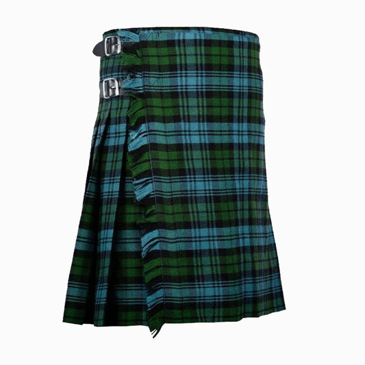 campbell accient tartan 8 yard handmade traditional heavyweight kilt