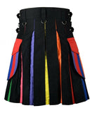 Mens Rainbow Utility Hybrid Kilt