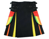 Mens Rainbow Utility Hybrid Kilt