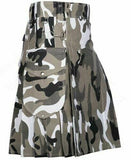urban camo kilt, camouflage utility kilt, mens tactical kilt, cargo kilt for men, cotton Utility Kilt Camo Work Kilt Outdoor Kilt Men’s Camo Skirt Modern Utility Kilt Tactical Kilt For Work